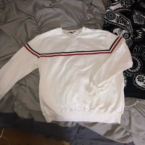 BRANDY MELLVILLE white crew neck sweatshirt